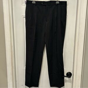 Brooks Brothers 346 Madison Fit Wool Pleated Dress Pants Mens 36x30 Gray